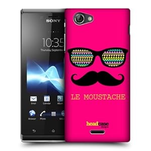Sony Xperia J Pink Case