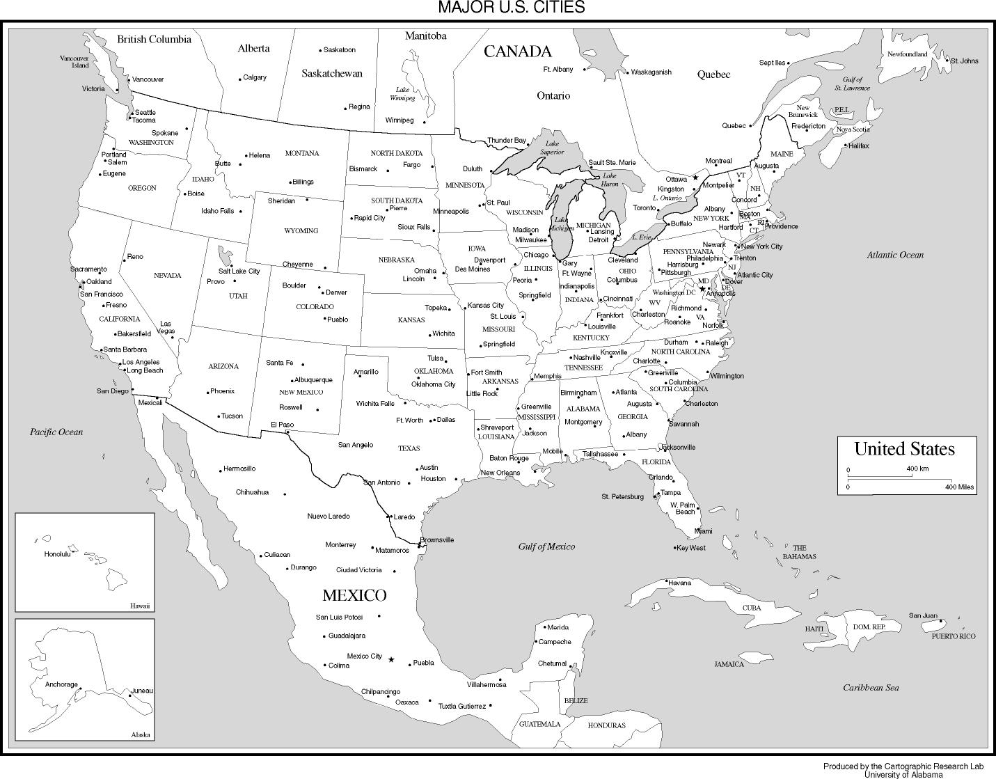 Usa States And Capitals List Map